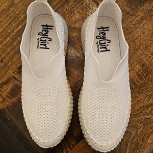 Corky's White Walk With Me Shoes-NWOT